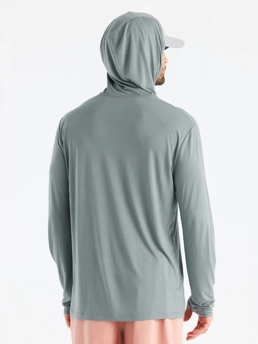 Men's Bamboo Lightweight Hoodie Free Fly - Picture 2 of 8